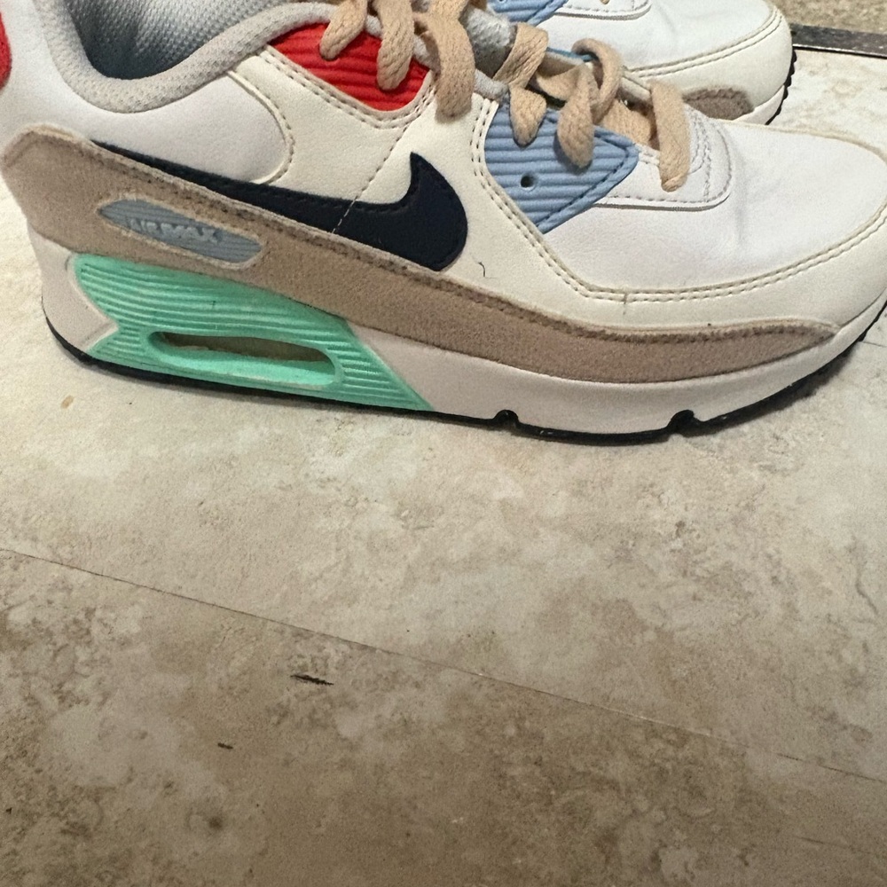 Nike air Kids' White and Red Sneakers